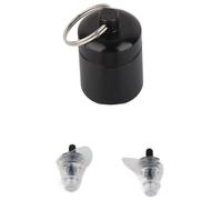 Tappi per le orecchie anti-rumore, tappi per le orecchie ad alta fedeltà, 27 DB, riduzione del rumore, anti-rumore, per le feste, per le orecchie, tappi per le orecchie (BLACK)