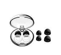 Tappi per le orecchie fonoisolanti con maniglie, lavabili e riutilizzabili, isolamento acustico e riduzione del rumore, 2,05 x 1,5 x 1,6 cm, trasparenti