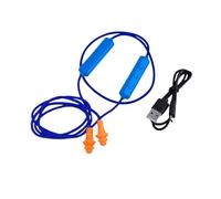 Tappi per le orecchie Bluetooth per lavoro, tappi per le orecchie in silicone, riutilizzabili, cancellazione del rumore del sonno, ideali per sorgenti di rumore forte, protezione dell'udito, cantieri