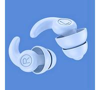 Tappi Per Le Orecchie con Cancellazione del Rumore, 1 Paio di Tappi Per Le Orecchie in Silicone Riduzione del Rumore del Sonno Isolamento Acustico Tappi Per Le Orecchie Riutilizzabili (blu)