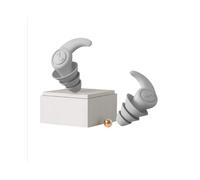Tappi per le orecchie in silicone con cancellazione del rumore per dormire, studiare e viaggiare Grey