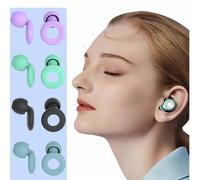 Tappi per le orecchie in silicone riutilizzabili, adatti per dormire e nuotare - Riduzione del rumore di 35 dB, adatti per russare, studiare, concerti e protezione dell'udito, elementi essenziali per 