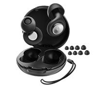 Tappi per le orecchie per dormire, 45 dB di cancellazione del rumore, IPX8, impermeabili, morbidi e riutilizzabili, in silicone, con 3 paia di tappi per le orecchie e borsa per il trasporto, dormire