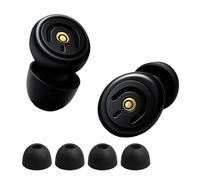 Tappi per le orecchie per dormire con cancellazione del rumore, comodi, ultra morbidi, riutilizzabili, lavabili, 50 dB, con custodia e 2 auricolari, per concerti, lavoro, studio, viaggi, colore nero