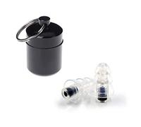 Tappi per le orecchie per musica con cancellazione del rumore tappi per le orecchie in silicone per lavoro studio isolamento acustico 1 coppia copertura campanello resistente alle intemperie nero solo