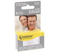 Tappi per le orecchie tappi per le orecchie in silicone trasparente, 6 pz