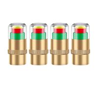 Tappi Per Manometro Dei Pneumatici - Indicatori Di Pressione Dello Stelo Della Valvola, Tappi Per Il Monitoraggio 'aria, Set Di Sensori Per Pneumatici Da 4 Pezzi | Comodo Monitoraggio Dello Stato