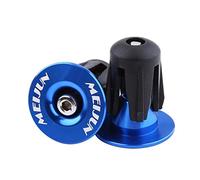 Tappi per Manubrio Bici, Manopole per Manubrio Bicicletta, Tappi per Manubrio in Alluminio, Tappi per Manubrio BMX MTB(Blu)