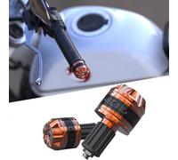 Tappi per Manubrio Moto per Piombo 2008 2009 2010 2011 2012 2013 2014 2015 Tappi per Manubrio Moto in Lega di Alluminio Antiscivolo estremità Manubrio E Arancione