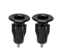 Tappi per manubrio universali indossabili in lega di alluminio da 2 pezzi (Nera)