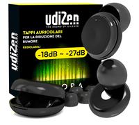 Tappi per Orecchie Antirumore per Viaggiare Dormire Studiare UdiZen Aurora -18dB