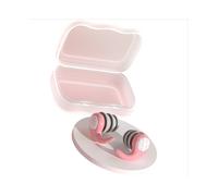 Tappi per orecchie in silicone per la riduzione del rumore - Riutilizzabili, confortevoli, perfetti per dormire, studiare e viaggiare Pink