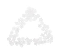 Tappi per Orecchini 100 Pezzi Bianco in Silicone per Donna e Uomo | Ricambio per Orecchini Fai, Chiusura Sicura per Perni, Accessorio per Riparazione e Montaggio