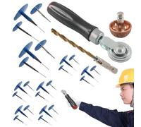 Tappi per pneumatici a funghi, kit di connettori per la riparazione di pneumatici, toppe di riparazione pneumatici in gomma accessori per auto, auto, camion, moto, autobus, auto elettrica