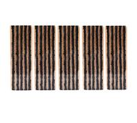 Tappi per pneumatici per auto Strisce di riparazione universali Recupero forature per kit di emergenza per moto auto 200x6mm (Nera)