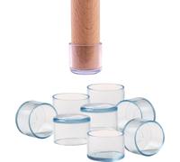 Tappi per Sedie E Mobili in Silicone - 16 Pezzi - Gommini Rotondi per Gambe in L