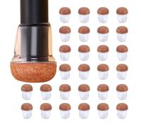 Tappi per Sedie Silicone, 16 Pezzi Rotondo Trasparente Caps Protector Pad, Feltrini per Sedie Chair Leg Protectors, Rotondi Tappi Sedie Silicone, Coprigambe per Sedie 19-25mm