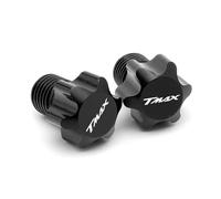 Tappi per specchietti Accessori Per Moto 1 Paio Di Viti Per Tappi Foro Specchio In Alluminio M10X1,25 Per Yamaha TMAX530 TMAX560 TMAX 530 560 SX DX Tech Max(Black)
