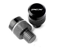 Tappi per specchietti Accessori Per Moto CNC Tappo A Vite Per Foro Dello Specchio Per Valvola Del Pneumatico Copertura Per HONDA PCX125 PCX150 PCX160 PCX 125 150 160(Grey)