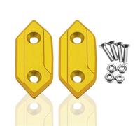 Tappi per specchietti Accessori Per Motociclette CNC Parabrezza Specchietto Retrovisore Coperchio Eliminatori Specchietti Per KAWASAKI ZX-10R ZX10R 2008 2009 2010(Jaune)