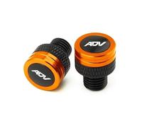 Tappi per specchietti Accessori Per Motociclette Tappi Per Stelo Valvola Pneumatici Tappo A Vite Per Foro Specchietto Retrovisore Per HONDA ADV150 ADV 350 150 ADV350 ADV160(Orange)