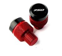 Tappi per specchietti Accessori Per Tappi Foro Specchietto Retrovisore Laterale CNC Per Moto Per Kawasaki Z750 Z750S Z750R Z 750 2020 2021 2022 2023 2024 2025(Red)