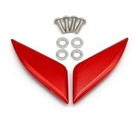 Tappi per specchietti Base Specchietto Retrovisore Per Moto, Elimina Guida Parabrezza, Copri Foro Per Ducati PANIGALE V4 V4S 2020 2021 2022 2023 2024(Red)