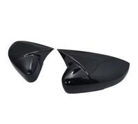 Tappi per Specchietti Compatibile con per Polo per MK5 6R 2009 2010 2011-2013 2X Specchietti Retrovisori Laterali per Specchietti Retrovisori Neri/Accessori per Auto in Fibra di Carbonio