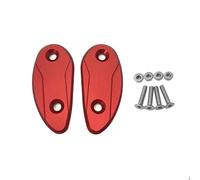 Tappi per specchietti Piastra Di Bloccaggio Per Moto, Copriforo Per Specchietto Retrovisore, Base Per Codice Telaio Per Honda CBR1000RR CBR1000 RR 2020 2021 2022 2023(Red)