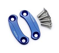 Tappi per specchietti Piastra Di Bloccaggio Per Moto, Copriforo Specchietto Retrovisore, Codice Telaio, Per Kawasaki Per Ninja 400 2018 2019 2020 2021 2022 2023 2024(Blue)
