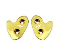 Tappi per specchietti Piastra Di Bloccaggio Per Moto, Copriforo Specchietto Retrovisore, Codice Telaio, Per Yamaha YZF R1 R1M 2015 2016 2017 2018 2019(Jaune)
