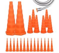 Tappi per tubi in silicone - Parti di ricambio idrauliche resistenti all'olio, tappi sostituibili per macchinari, ideali per la progettazione di attrezzature agricole, riparazioni automobilistiche, co