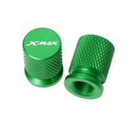 Tappi per valvole Accessori Per Tappo Di Copertura Stelo Porta Dell'aria Pneumatico In Alluminio CNC Per Valvola Della Gomma Motociclo Per Yamaha XMAX 125 250 300 400 Tutto L'anno(Vert)