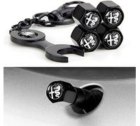 Tappi per valvole dei pneumatici in fibra di carbonio per auto accessori per Mito 147 156 156 159 166 Giulietta Giulia GT Stelvio Tonale (A)