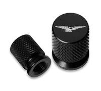 Tappi per valvole di motociclette Per Moto Guzzi V100 Mandello V7 Stone V8S TT Bobber Breva 850 1100 1200 Accessori Per Moto Tappi Coprivalvola Pneumatici CNC(Black)