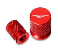 Tappi per valvole di motociclette Per Moto Guzzi V100 Mandello V7 Stone V8S TT Bobber Breva 850 1100 1200 Accessori Per Moto Tappi Coprivalvola Pneumatici CNC(Red)