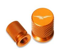 Tappi per valvole di motociclette Per Moto Guzzi V100 Mandello V7 Stone V8S TT Bobber Breva 850 1100 1200 Accessori Per Moto Tappi Coprivalvola Pneumatici CNC(Orange)