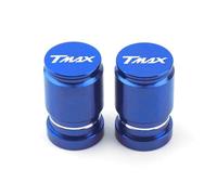 Tappi per valvole di motociclette Per T MAX T-MAX Tmax 500 530 560 SX/DX Tech Max Accessori Per Motociclette Coprivalvole Per Pneumatici In Alluminio CNC(Blue)