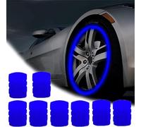 Tappi per valvole di pneumatici che brillano al buio, tappi per stelo della valvola che brillano al buio, tappi per valvole di pneumatici luminosi, tappi per valvole di pneumatici che si illuminano