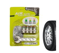 Tappi per valvole di pressione dei pneumatici | 4 pezzi sensore indicatore di allerta,Coperchi per valvole di pressione,per SUV Viaggi Quotidiani Manutenzione Viaggi Lunga Distanza Moto Camion