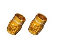 Tappi per valvole Granite Design CNC Schrader/Demonte Obus Juicy Nipples (x2) Doré