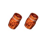 Tappi per valvole Granite Design CNC Schrader/Demonte Obus Juicy Nipples (x2) Orange