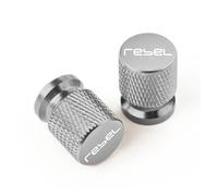 Tappi per valvole Moto per Hon@&da Rebel 300 Rebel 500 CMX Rebel300 Rebel500 Accessori 2 Pezzi Coprivalvola per Valvola Pneumatico in Alluminio CNC per Moto(WW-2)