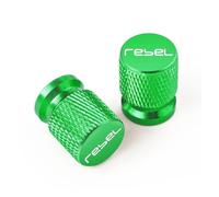 Tappi per valvole moto Per Hon@&da Rebel 300 Rebel 500 CMX Rebel300 Rebel500 Accessori 2 Pezzi Coprivalvola Per Valvola Pneumatico In Alluminio CNC Per Moto(Ww-6)