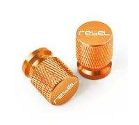 Tappi per valvole moto Per Hon@&da Rebel 300 Rebel 500 CMX Rebel300 Rebel500 Accessori 2 Pezzi Coprivalvola Per Valvola Pneumatico In Alluminio CNC Per Moto(Ww-7)