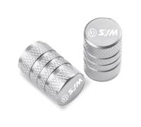 Tappi per valvole Moto per SYM MAXSYM 600i TL500 TL 500 DRG158 FNX150 Accessori Moto Tappi Copri Stelo Valvola Pneumatico in Alluminio CNC, 2 Pezzi(WW-6)
