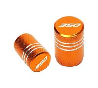 Tappi per valvole Per HONDA FORZA 350 FORZA350 NSS350 NSS 2018 2019 2020 2021 2022 2023 Moto Di Alluminio CNC Valvola Della Gomma Porta Aria Stelo Tappi Copertura(Orange)