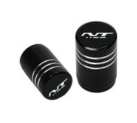 Tappi per valvole Per Honda NT1100 NT 1100 2022 Tappi Valvola Della Gomma Rotella Copertura Antipolvere CNC In Lega Di Alluminio Accessori Moto(Black)