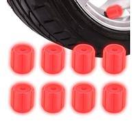 Tappi per Valvole Pneumatici Fosforescenti al Buio,8 Pezzi 7,6 mm per automobile,Coprivalvole Ruota Luminescenti | per Camion Auto Moto Bici Guida Notturna