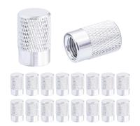 Tappi per Valvole Pneumatici in Alluminio, Cappucci Antipolvere Stelo Universali, Tappini Ruote Gomme Auto, Coprivalvole Reifenventilkappen, Autoventil Kappe Coperture per Camion Moto SUV e Bici